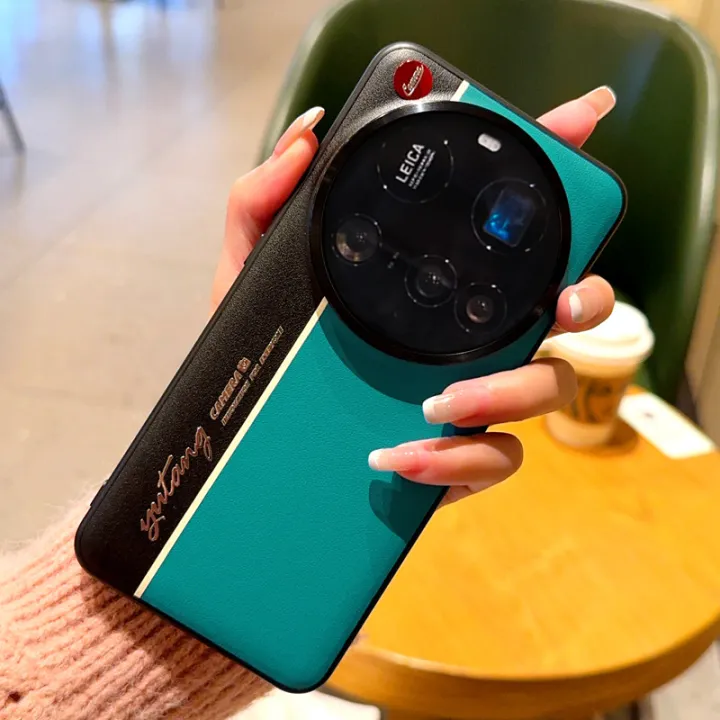 HODON%20Fashion%20Contrast%20Color%20PU%20Leather%20Phone%20Case%20For%20Xiaomi%20Mi%2015%2014%20Pro%2013%20Ultra%20Redmi%20K80Pro%20Cases%20Luminous%20Protect%20PC%20Back%20Cover%20-%20Image%206