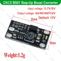 CKCS BS01 Multi-Function Mini Step-Up Boost Converter Board 3.7V to 5V 8V 9V 12V Fixed Output Power 1.5A with LED Indicator Diy battery Voltage Converter. 