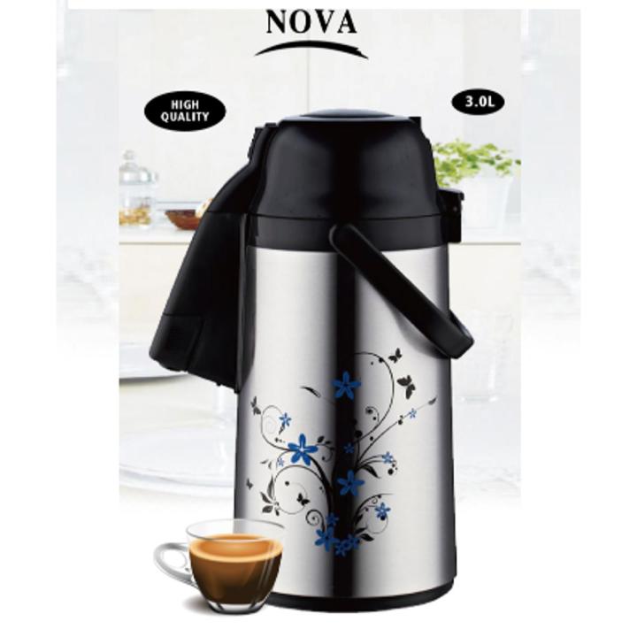 3-Liter Stainless Steel Vacuum Flask - Keeps Hot Water Hot For Up To 12  Hours - Perfect For Serving Coffee And Tea | Daraz.com.bd