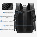 Airback Vacuum Compression Backpack with Vacuum Pump Expandable Travel Backpack for Men Women Airline Approved Business Bag 60L. 