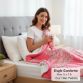 Single size Twill Fabric Comforter Premium Quality 5 Feet By 7 Feet.. 