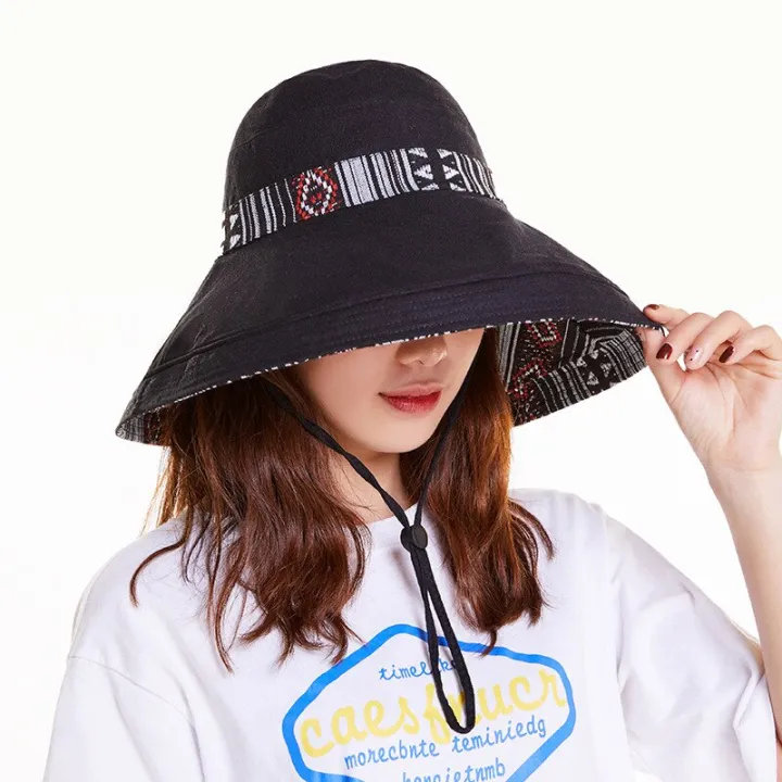 New%20Unisex%20Sun%20Hats%20Women%20Summer%20Double%20Side%20Bucket%20Hat%20Girl%20Pure%20Color%20Panama%20Fedoras%20Outdoor%20Fisherman%20Hat%20Visor%20Basin%20Cap%20-%20Image%202