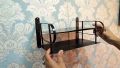 Router Storage Box-Black Metal Wireless Wi-Fi Router Storage Box.. 