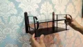 Router Storage Box-Black Metal Wireless Wi-Fi Router Storage Box.. 