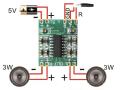 PAM8403 Dual Channel Mini Digital Power Amplifier Drive Board 3W +3W For Arduino Class D Stereo Audio Amplifier Module 5V. 