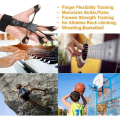 4-Pack Finger Extensor Adjustable Silicone Hand Trainer Five Finger Exerciser Finger Trainer Set for Improving Finger Function and Movement. 