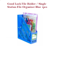 Good Luck File Holder / Single Station File Organizer Blue 1pcs. 