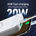 Joyroom JR-W020 New Upgrade 20W More Small & Mini PD Magnetic Wireless Power bank 10000mAh - Black. 
