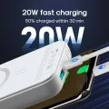 Joyroom JR-W020 New Upgrade 20W More Small & Mini PD Magnetic Wireless Power bank 10000mAh - Black.