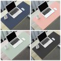 PC Accessories Extra Large Keyboard Mice Mat Gaming PU Leather Mouse Pad Desk Protective Mat Waterproof. 