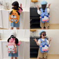 Portable Kindergarten Backpack for School Children Bag Cartoon Animal Kids School Bags for Boys Girls Korean Baby Backpack 2-6Y.