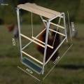 Chicken Roosting Perch Multifunctional Sturdy Premium Funny Chicken Toy Standing Chicken Roost for. 