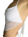 Transparent y2k Mesh Halter Tops Women V-neck Backless Korean Solid Crop Tops Fashion Korean Camisole 90s Tee.
