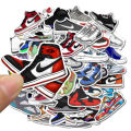 50Pcs  Jordan Sneaker Tide Shoes Sticker Waterproof For Laptop Skateboard Luggage Decal. 