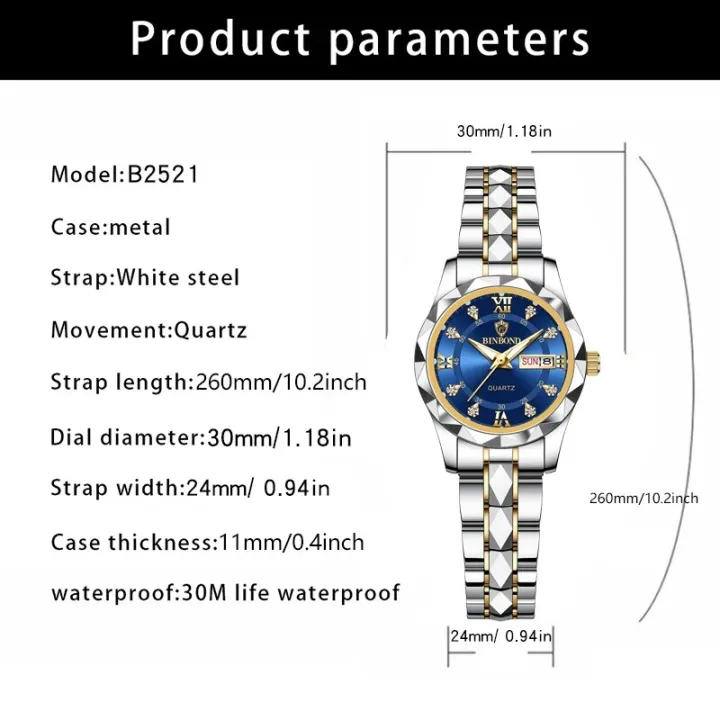 Fashion%20Woman%20Wristwatch%20Waterproof%20Luminous%20Chronograph%20Watch%20for%20Lady%20Stainless%20Steel%20Woman's%20Quartz%20Watches%20reloj%20hombre%202024%20-%20Image%205
