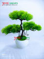 Artificial Bonsai Tree In Plastic /wooden Vases For Office Table Decoration,gram beauty flower.