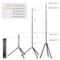 K F Concept 2Packs 79 inch Aluminium Reversible folding Tripod Light Stands for Portrait Product Photography Softboxes Umbrellas. 
