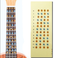Ukulele Decals Fretboard Note Decals Sticker for Ukulele Beginners with free 1 picks. 
