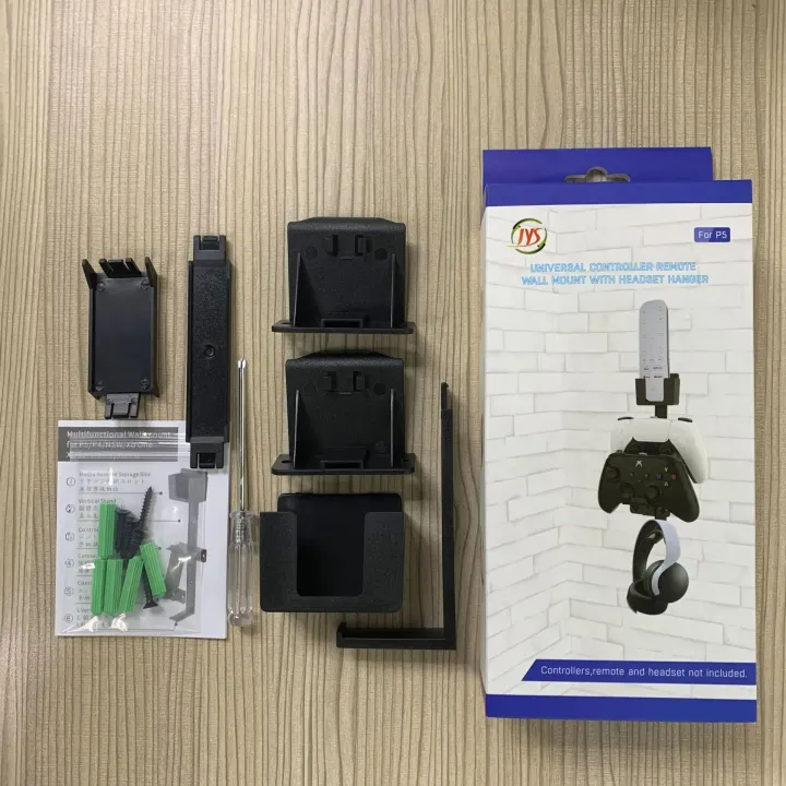 Game%20Controller%20Holder%20Remote%20Wall%20mount%20Bracket%20with%20headset%20Hanger%20Storage%20Stand%20For%20PS5,Xbox%20Series%20X,PS4,Xbox%20One,NS%20Switch%20-%20Image%207