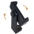 Cellphone Tripod Mount Mobile Phone Clip Holder Vertical Bracket 360 Degree Rotating Desk Tripod Ada. 