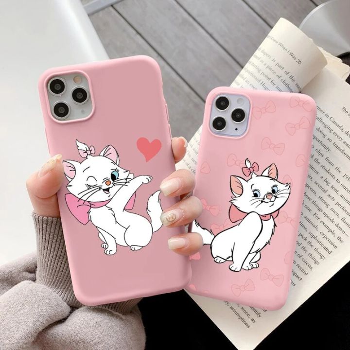 Disney%20Marie%20Cat%20Phone%20Case%20For%20iPhone%2015%2011%2012%2013%20Mini%2014%20Pro%20Max%2015%208%207%206%206S%20Plus%20SE%202022%202020%20X%20XS%20Max%20XR%20Silicone%20Back%20Cover%20-%20Image%202