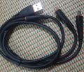 Itel ICD X21 Micro and Type-C 2 In 1 Data Cable - Black. 