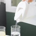 Water Bottle Household Cool White Water Cup Tie Pot Anti Drop Large Capacity Refrigerator Cool Water Bottle.