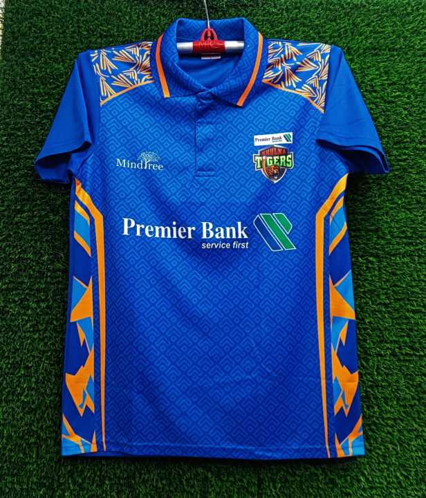 Khulna Tigers collar short Sleeve BPL-2024 Jersey