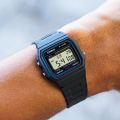 Casio Black Resin All-Season Digital Watch for Men – F-91W. 
