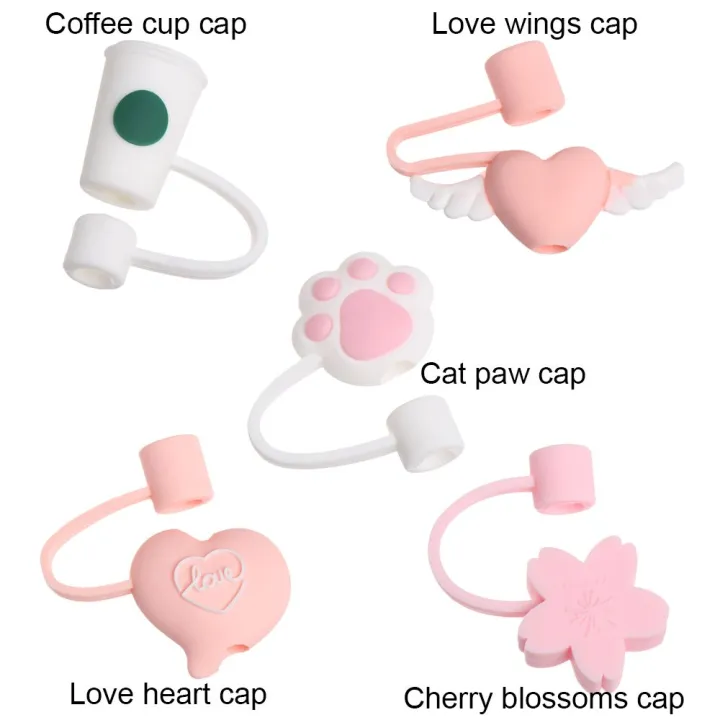 YANL%20MALL%201pcs%20Creative%20Reusable%20Airtight%20Straw%20Tips%20Drinking%20Dust%20Cap%20Cartoon%20Plugs%20Cover%20Silicone%20Straw%20Plug%20Cup%20Accessories%20-%20Image%204
