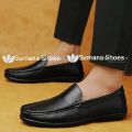 Leather Loafers Men Fashion Casual Solid Moccasin For Men - Loafer For Men. 