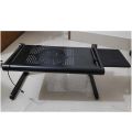 Metal Body T9 Laptop Stand Portable Multifunctional Laptop Stand Table.