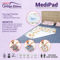 Medipad 34"x36" - Urine Mat - Reusable Waterproof Bed Pads with Non-Slip Back for Elder, Adult, Kids, Women. 