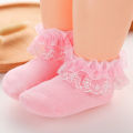 0-12 months Baby Socks Summer Lace Mesh Socks Newborn Girls Princess Solid Color Socks.