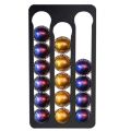 Coffee Pod Holder for Nespresso Vertuo Capsules,Wall-Mounted Storage Rack for Coffee Capsules,Capacity:17.