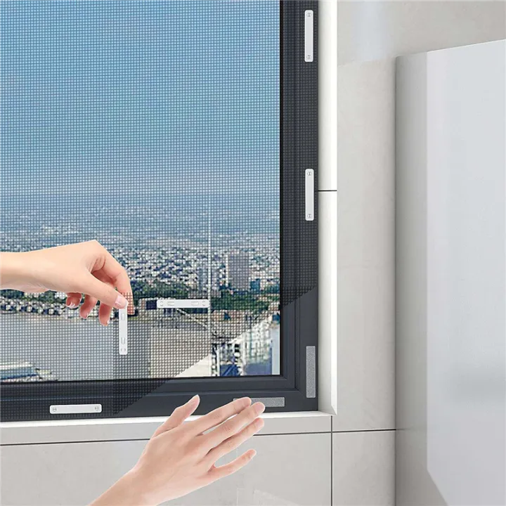 Metal%20Clips%20for%20Fly%20Screen-12%20x%20Magnet%20Window%20Screen%20Clip-White%20-%20Image%207