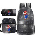 【3C VictoryEagle】Backpack Sets for Teenagers and Boys Mario Bagpack School Bag and Women Backpack Children Backpack.
