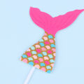 1Set Glitter Mermaid Tail SeahorseStarfish Cake Topper Girl Birthday Party Decoration Mermaid Party Cupcake Supplies. 