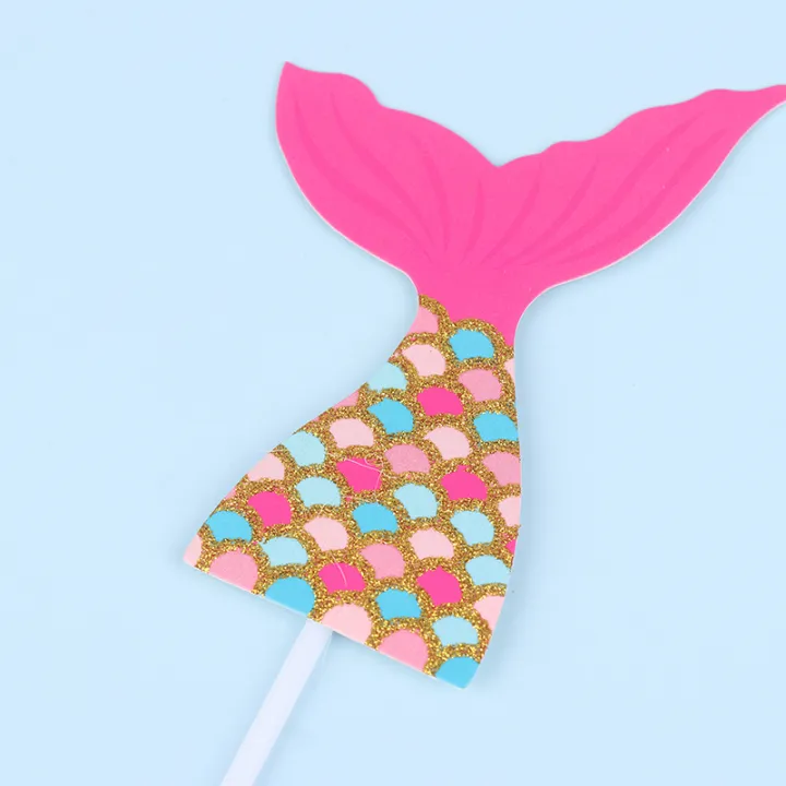 1Set%20Glitter%20Mermaid%20Tail%20SeahorseStarfish%20Cake%20Topper%20Girl%20Birthday%20Party%20Decoration%20Mermaid%20Party%20Cupcake%20Supplies%20-%20Image%203