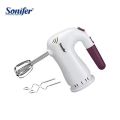 Sonifer SF-7001 affordable and budget friendly household 220 volt with beater dough hook electric 5 speed hand mixer.