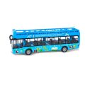 4 Wheels Double Decker Bus Model bus Toy Car ABS Alloy Simulate Car Model Exquisite Bus Toy Model Birthday Gift. 