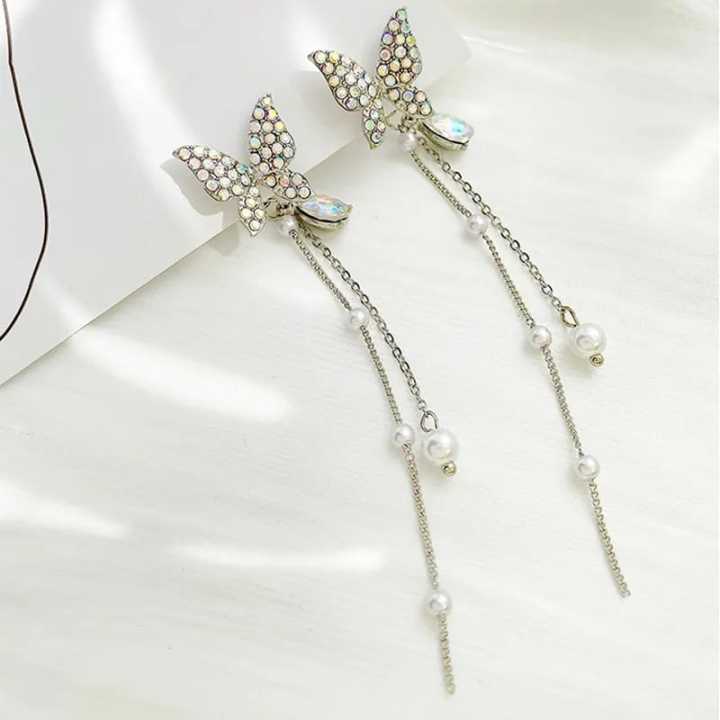 Korean%20Fashion%20Purple%20Crystal%20Butterfly%20Drop%20Earring%20for%20Women%20%20Tassel%20Chain%20Rhinestone%20Earring%20Jewelry%20-%20Image%2010