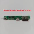 SINGLE USB Power Bank Circuit With LED Indicator Input DC 5V 1A Micro USB Socket Output DC 5V 1A BMS Protection Lithium Battery 3.7V 14500 18650 Battery Mobile Phone Charging Module. 