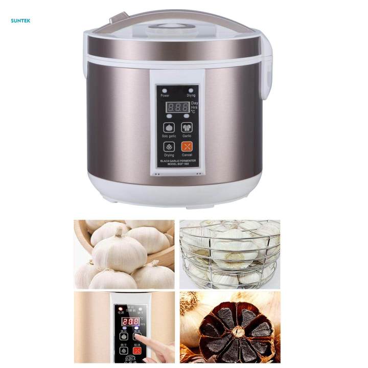 Black Garlic Fermentation Pot, Black Garlic Maker, 6L Quick Fermentation Garlic Ferment Box Multiple Clove Garlic Ferment Pot, for Yogurt