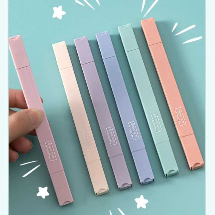 GC%201%20Set%20Soft-ip%20Highlighter%20Creative%20Light%20Color%20Pen%20Large-capacity%20Marker%20Pen%20-%20ips%20-%20Image%203