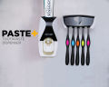 Automatic Toothpaste Dispenser with Toothbrush Holder.