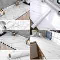 Marble wallpaper Waterproof Sticker Modern Kitchen Cabinet Table Countertop Furniture Renovation Wallpaper PVC Self Adhesive Wall Sticker 1 Meter. 