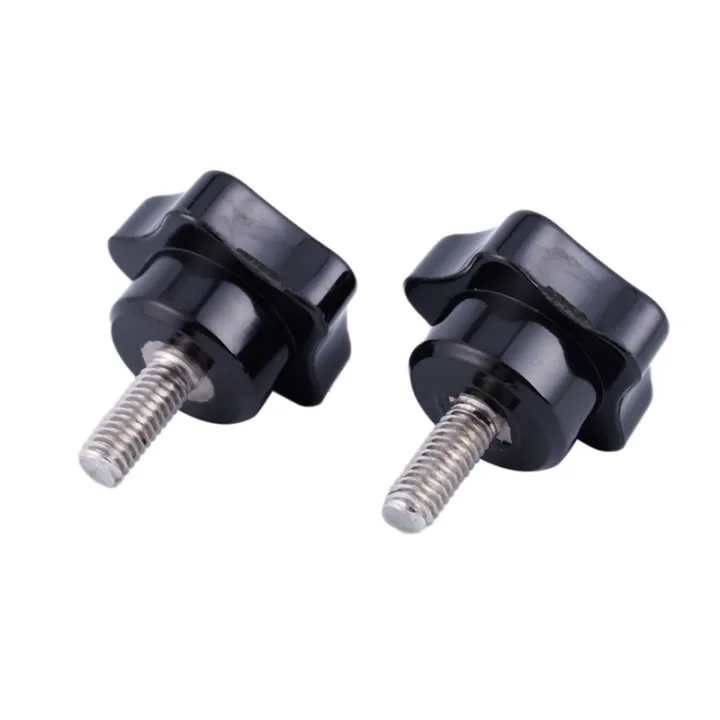 ZOROOM%20M6%20x%2015mm%20Male%20Thread%20Screw%20Star%20Head%20Locking%20Screw%20Handle%20Black%206%20Pcs%20-%20Image%205
