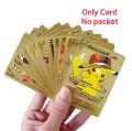 10Pcs Golden Pokemon Card & Rainbow Golden Card. 