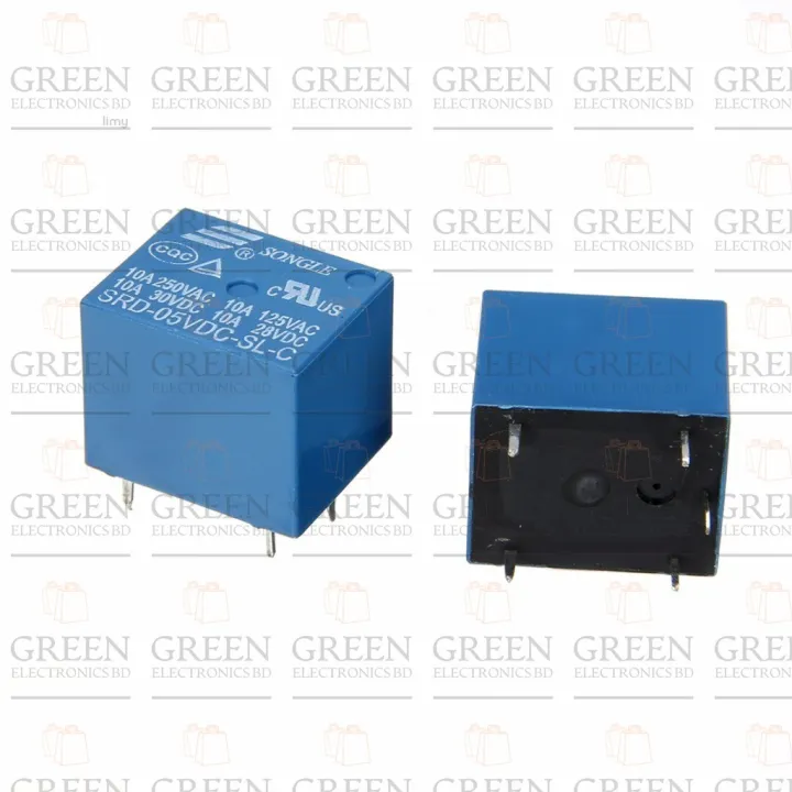 2Pcs%205V%20DC%20SPDT%20Power%20Relay%2010A%20-%20Image%203